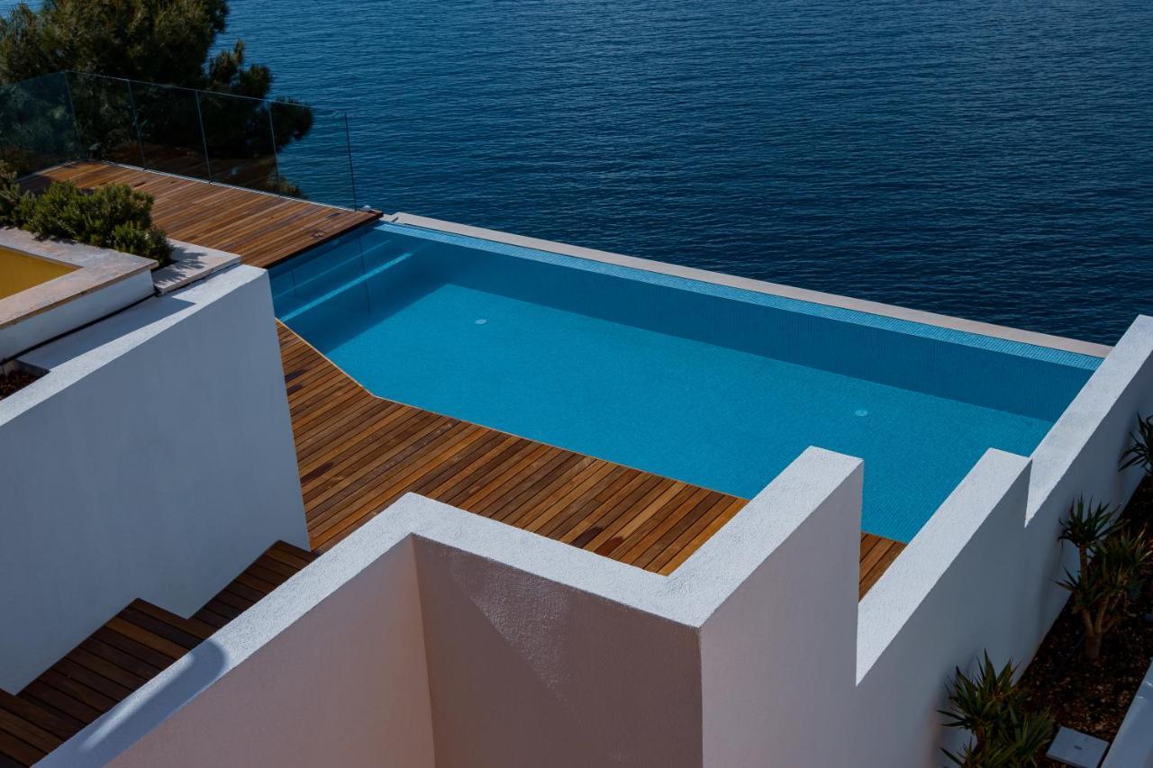 Luxury Apartments Villa Ruzmarina With New Heated Infinity Pool And Lounge Area Marusici  المظهر الخارجي الصورة